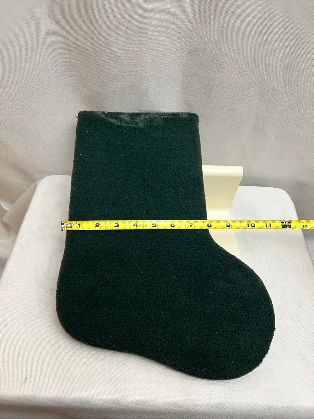 Handmade Rustic Christmas Angel Stocking Wall Hanging Felt Wood Primitive Decor